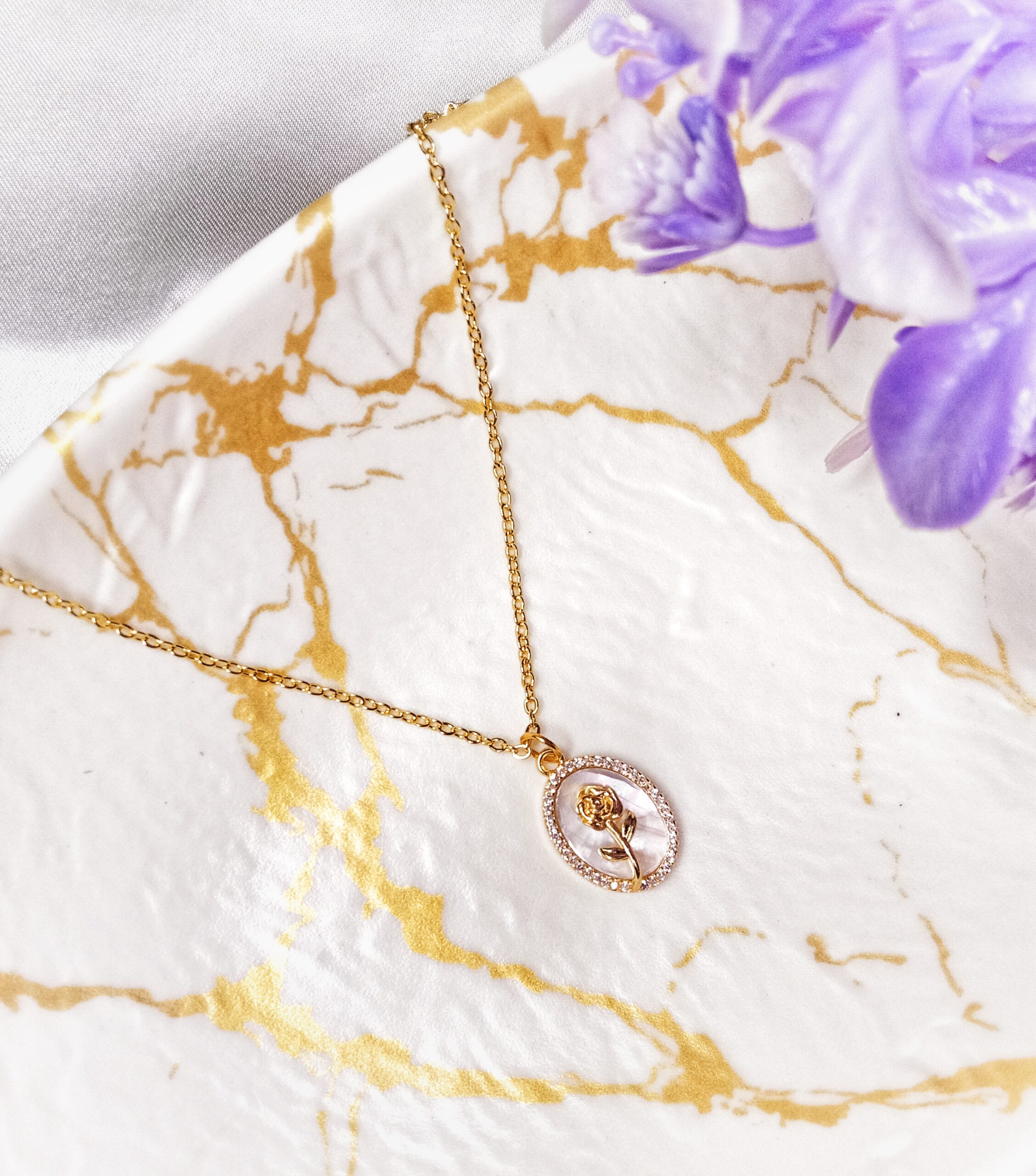 Blush Bloom Necklace - Image 2