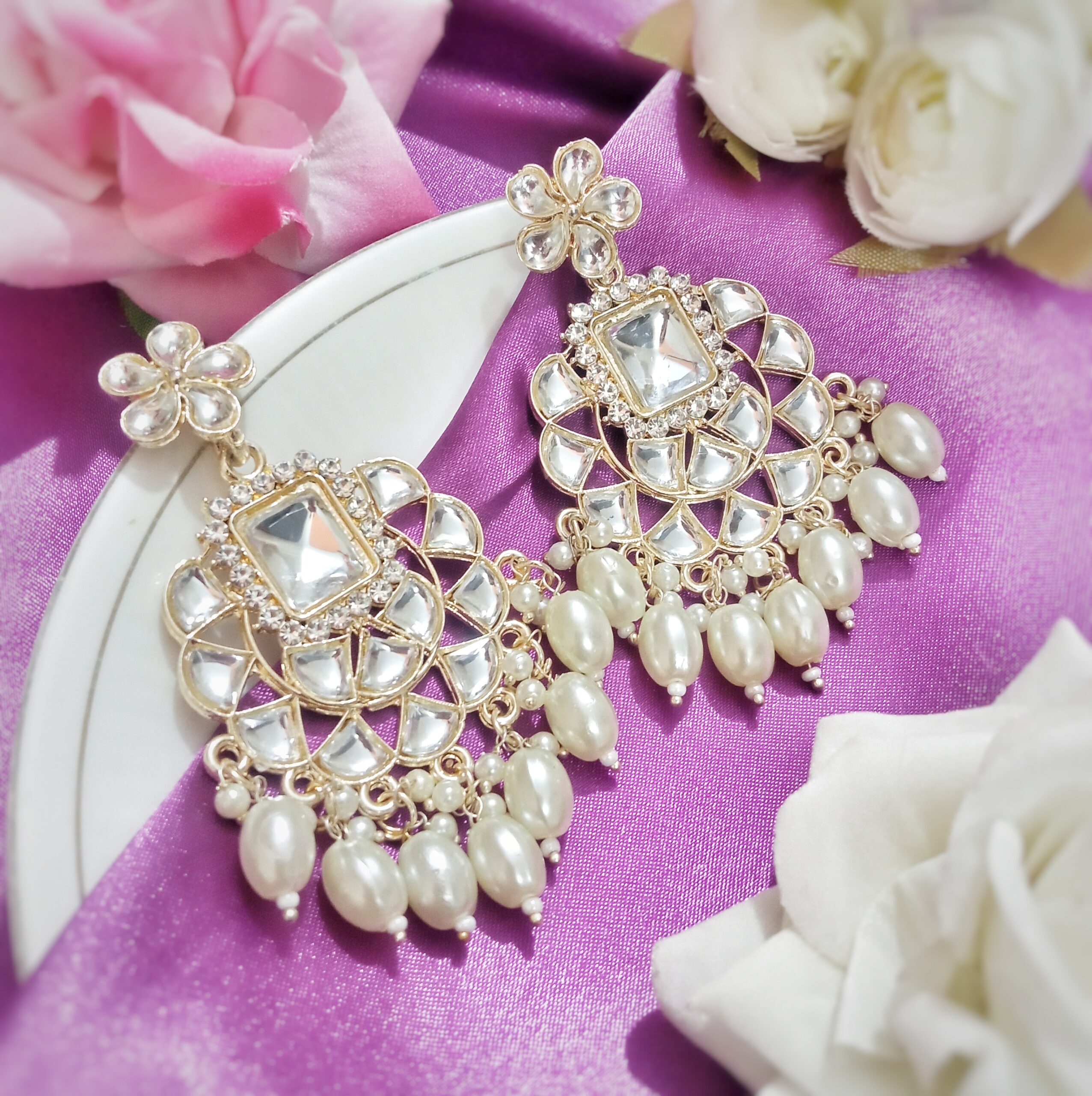 Agasti Kundan Earrings