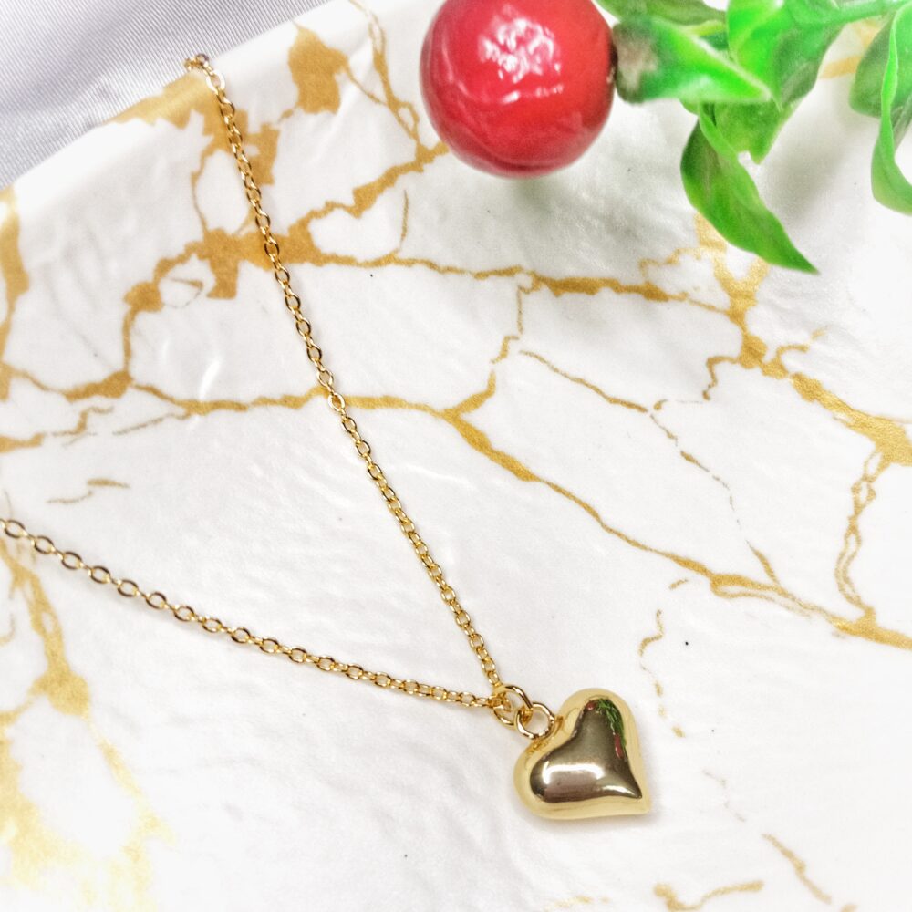 Puffy Heart Necklace